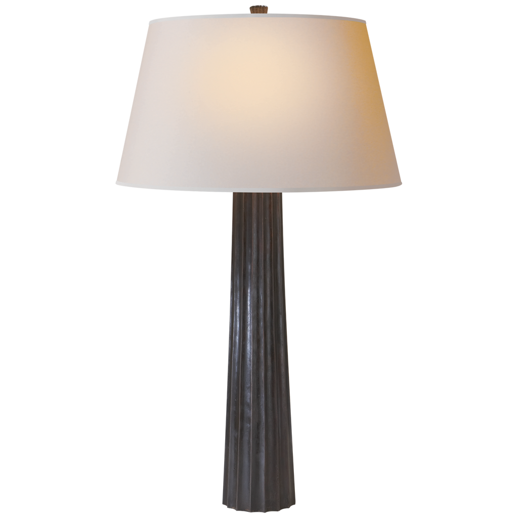 Fluted Spire Large Table Lamp