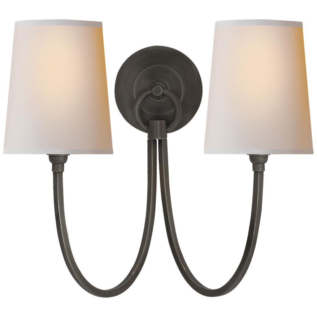 Reed Double Sconce