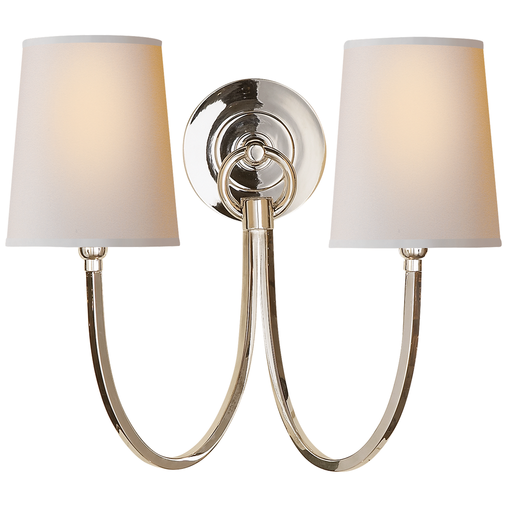 Reed Double Sconce