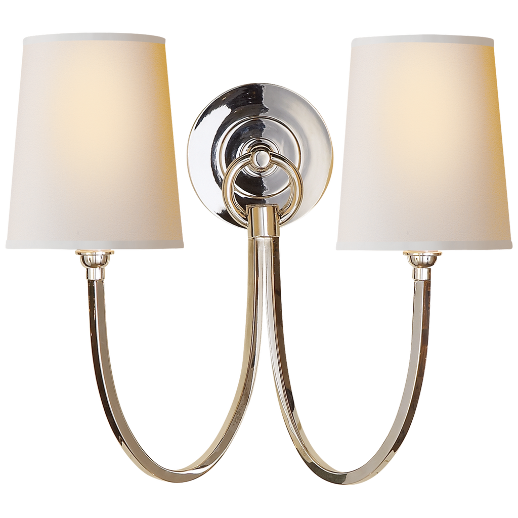 Reed Double Sconce