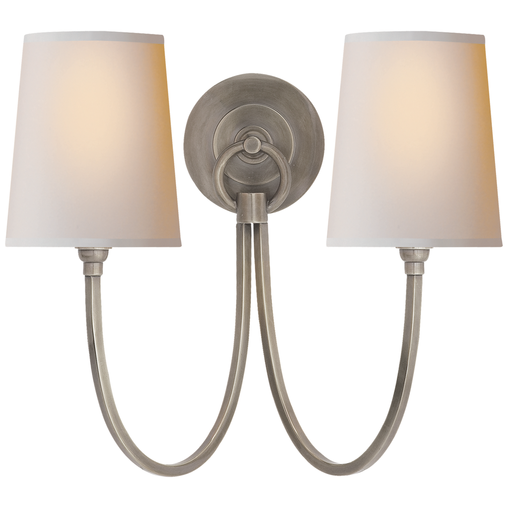 Reed Double Sconce